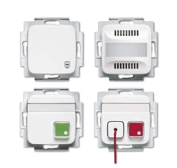 Busch-Jäger 1510 UC-214-101-Ruf-Set für Behinderten-WC Nach DIN VDE 0834