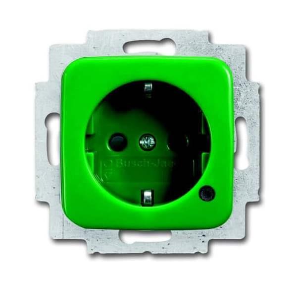 Busch-Jäger 20 EUCBL-13-212-101-SCHUKO® Steckdosen-Einsatz mit LED Kontrolllicht