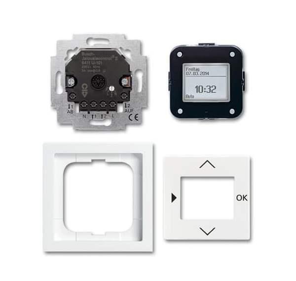 Busch-Jäger 6411 UJ-84-101-Jalousie-Komfort-Timer, Komplettset