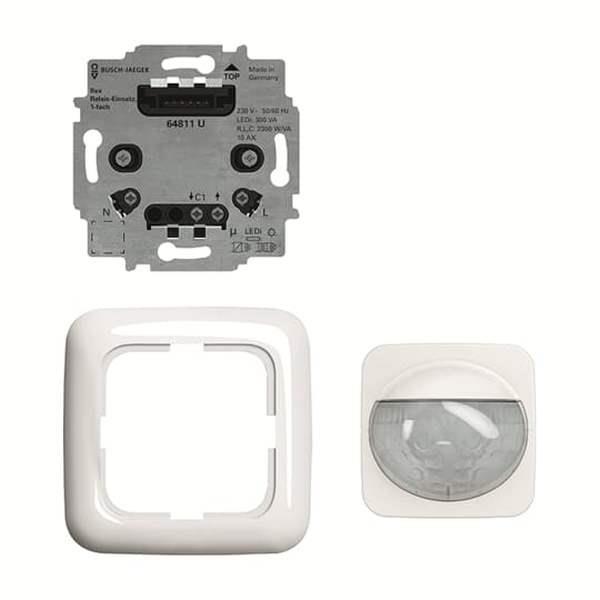 Busch-Jäger 62764 UJ-214-WL-Busch-Wächter® 180 flex, Komplettset mit Komfort-Sen