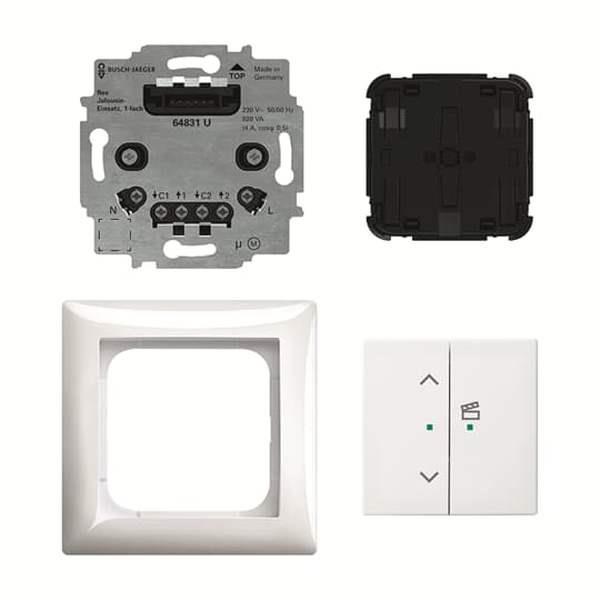 Busch-Jäger 62731/UJ-914-WL-Jalousie-Einsatz flex, 1-fach, Komplettset mit 2-fac