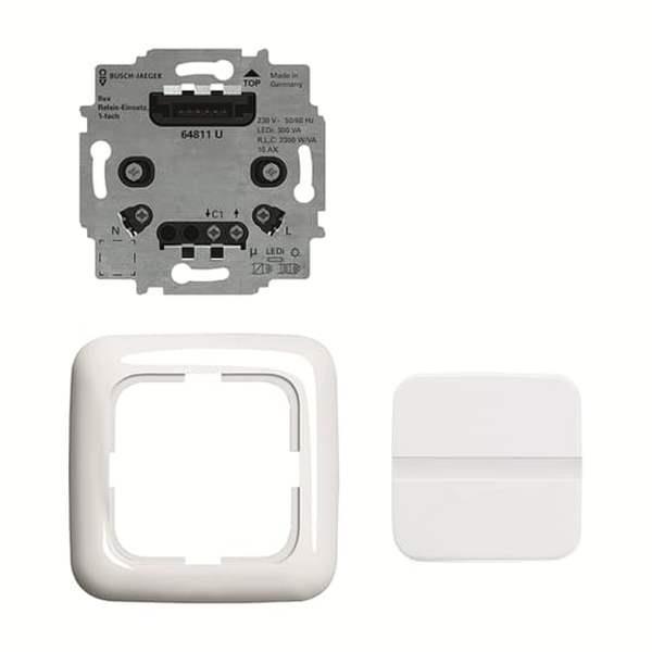 Busch-Jäger 64765 UJ-214-Busch-Komfortschalter® flex, Komplettset mit Relais-Ein
