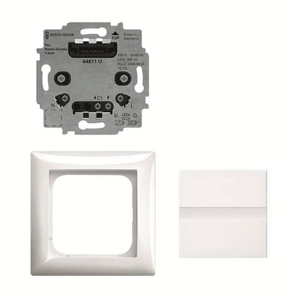 Busch-Jäger 64765 UJ-914-Busch-Komfortschalter® flex, Komplettset mit Relais-Ein