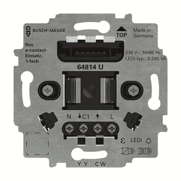 Busch-Jäger 64814 U-e-contact-Einssatz flex, 1-fach