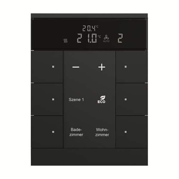 Busch-Jäger SBR/U6.0.11-885-Raumtemperaturregler mit Bedienfunktion 6-fach Busch