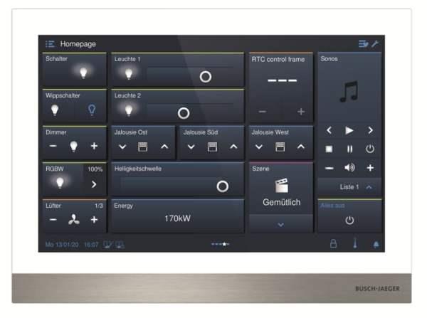 Busch-Jäger H8237-4W-03-IP touch 10 LAN / WLAN