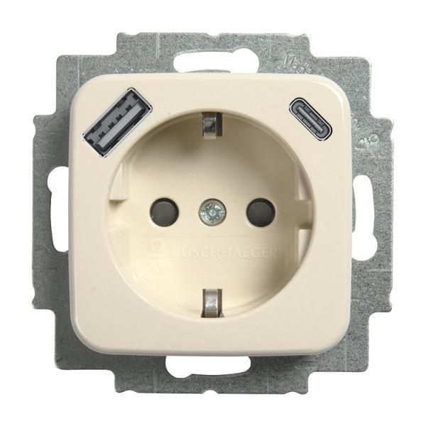 Busch-Jäger SCHUKO®-/USB-A+C Steckdose Safety+