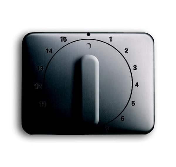 Busch-Jäger 1770-20-101-Zentralscheibe mit Drehgriff, mit Aufdruck