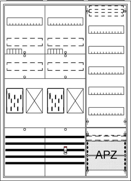 Striebel&John BA37CG Komplettschrank, AP BKE-I, A37 2Z2R1V5A2