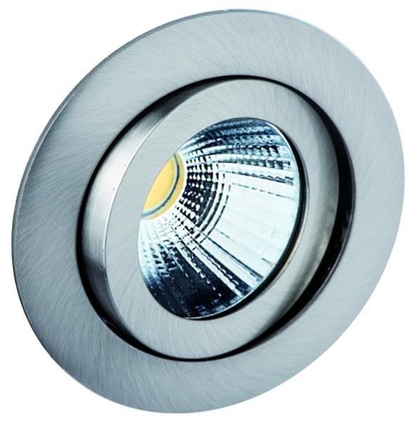 Rutec schwenk.,rund,350mA,8W,IP20,4000K,CRI90 -Eisen geb TALU LED-Einbaustrahler