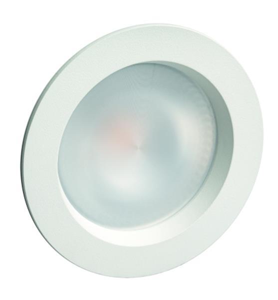 Rutec SILMA LED-EBS AC RUND WEISS 10W 230V 50/60Hz Scheibe opal 3000K