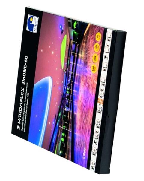 Rutec Flex.LED Strip,24V,Innen,RGB VARDAflex 3inONE-60 - 5 Meter Rolle