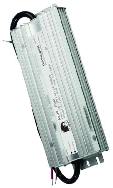 Rutec LED Netzgerät 24V 100-300W IP67 dimmbar 220-240V AC, Phasenanschnitt