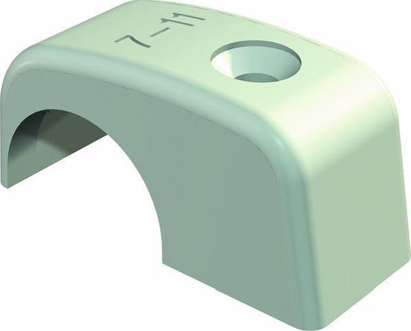 OBO ISO-Nagelschelle 4029 4-7mm lichtgrau ohne Nagel
