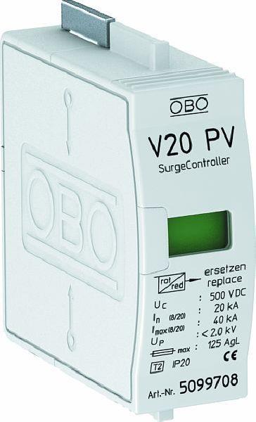 OBO SurgeController V20 V20-C 0-500PV Oberteil für PV-Anlagen