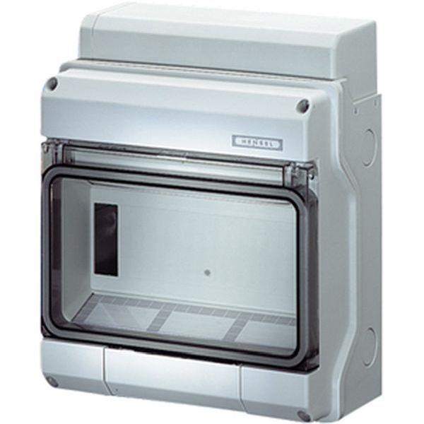 Hensel KV 90-Automatengehäuse 9 Teilungseinheiten (9x18 mm), IP 54 Hensel KV 90-Automatengehäuse 9 Teilungseinheiten (9x18 mm), IP 54