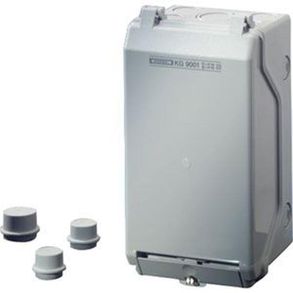 Hensel KV-Leergehäuse, Einbaumasse bei eingeb. Montageplatte 101x205x95 mm