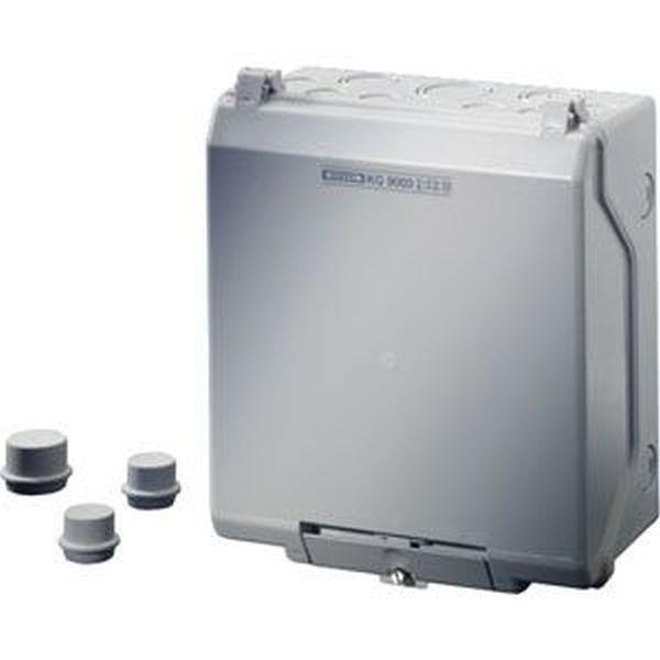 Hensel KV-Leergehäuse, Einbaumasse bei eingeb. Montageplatte 182x205x95 mm