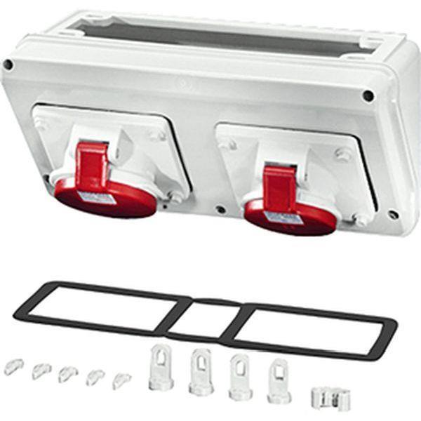 Hensel Mi Connection Box, CEE 16A, + CEE 32A, 5p., 400V, 6h