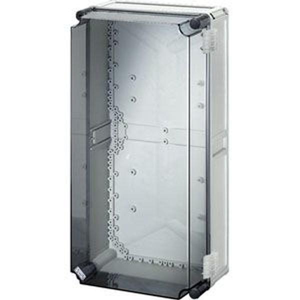 Hensel Mi-Einzelleergehäuse, Einbaumaße 275x575x19mm, transparenter Deckel