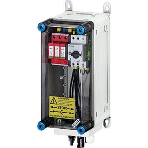 Hensel PV-Generatoranschlusskasten, mit ÜSE, 2xPV-Strang auf 1xWR-Eing. mit Scha
