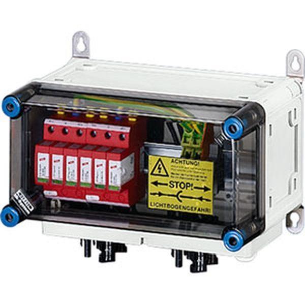 Hensel PV-Generatoranschlusskasten, mit ÜSE, 2xPV-Strang auf 2xWR-Eing.