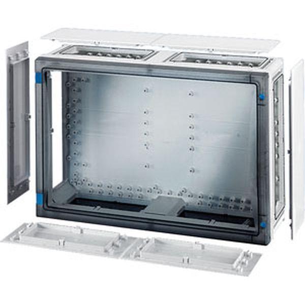 Hensel ENYSTAR-Leergehäuse, Einbaumaße 306x486x136mm, transparenter Tür