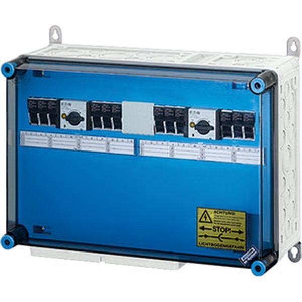 Hensel PV-Generatoranschlusskasten 6xPV-Strang m. Sicherung auf 1xWR-Eing.