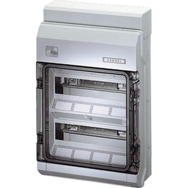 Hensel KV 90-Automatengehäuse Polycarbonat 24 Teilungseinheiten (2x12x18 mm) IP
