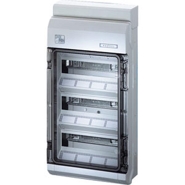Hensel KV 90-Automatengehäuse Polycarbonat 36 Teilungseinheiten (3x12x18mm), IP