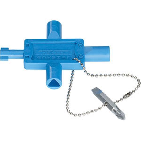 Hensel Multikey für Doppelbart, 3-Kant 8mm, 4-Kant 8mm und Schlitz