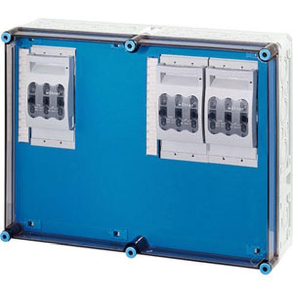 Hensel Mi-NH-Sicherungslasttrennschaltergehäuse , 3x3xNH00,a. Sammels., 630A, 5p