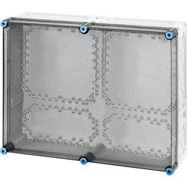 Hensel Mi-Leergehäuse, Einbaumaße 575x425x146mm, transparenter Deckel