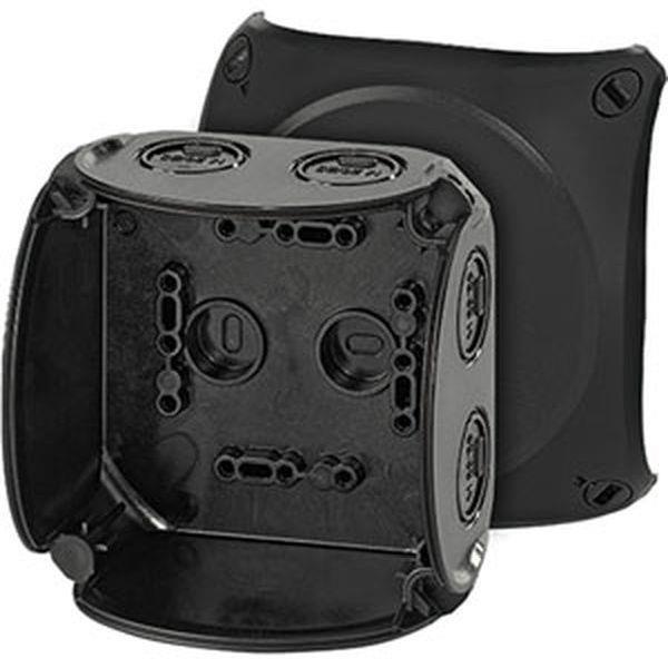 Hensel Kabelabzweigkasten bis 4 qmm ohne Klemme, schwarz