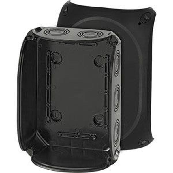 Hensel Kabelabzweigkasten bis 16 qmm 3ph., 16 qmm 1ph., ohne Klemme, schwarz