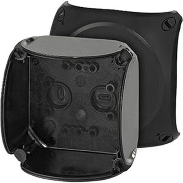 Hensel Kabelabzweigkasten ohne Klemme Gehäusewände ohne Vorprägungen, schw.