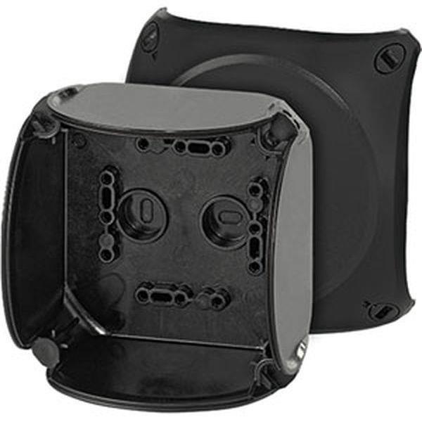 Hensel Kabelabzweigkasten ohne Klemme Gehäusewände ohne Vorprägungen, schw.