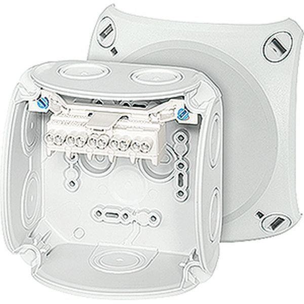 Hensel Kabelabzweigkasten 1,5-2,5 qmm 4 qmm 1phasig, 5pol. Klemme