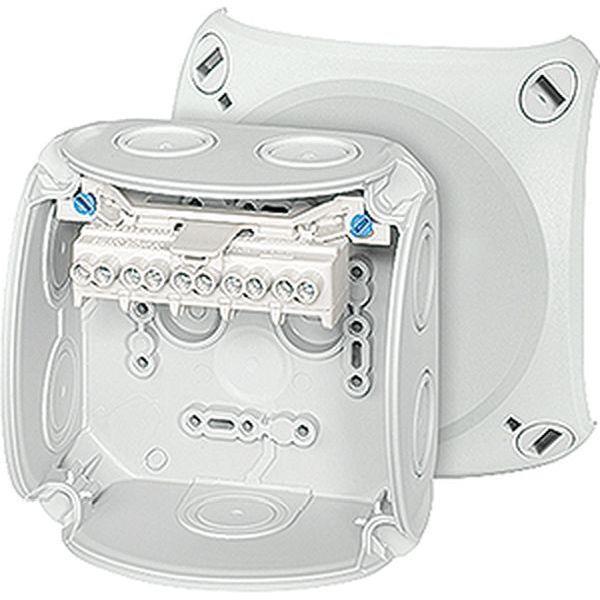 Hensel Kabelabzweigkasten 1,5-4 qmm 3phasig, 6 qmm 1phasig, 5pol. Klemme