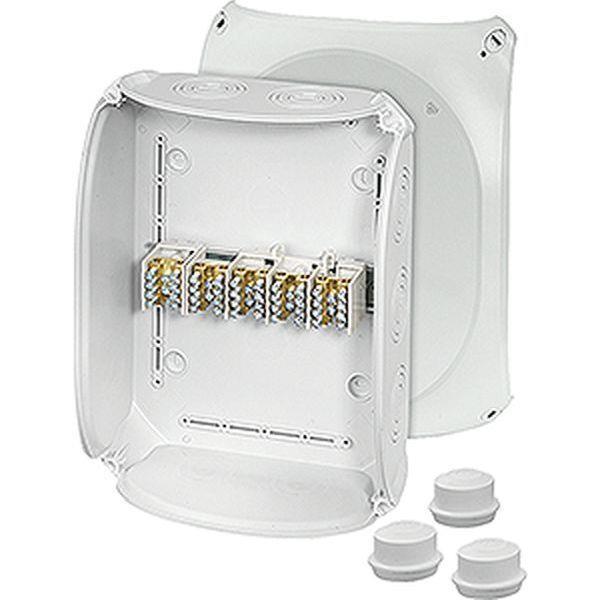 Hensel Kabelabzweigkasten 25 qmm, 3phasig, 5pol. Hauptleitungsabzweigkl.