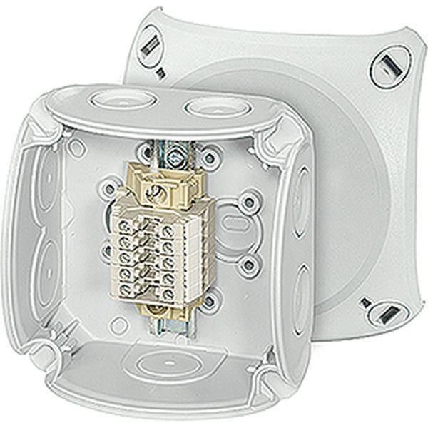 Hensel Reihenklemmenkasten, 5 Klemmen WKM 2,5 qmm, mit Außenlaschen