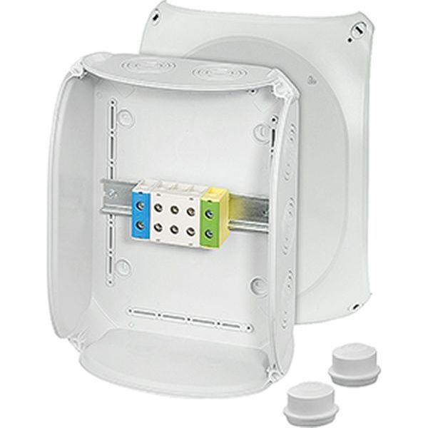 Hensel Kabelabzweigkasten 1,5-50 qmm 3phasig, 5pol. Klemme