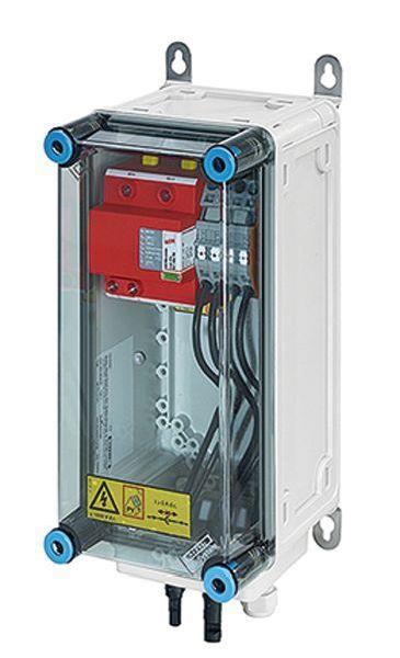 Hensel PV-Generatoranschlusskasten, mit ÜSE, 2xPV-Strang auf 1xWR-Eing.