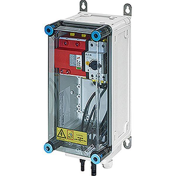 Hensel PV-Generatoranschlusskasten, mit ÜSE, 2xPV-Strang auf 1xWR-Eing. mit Scha