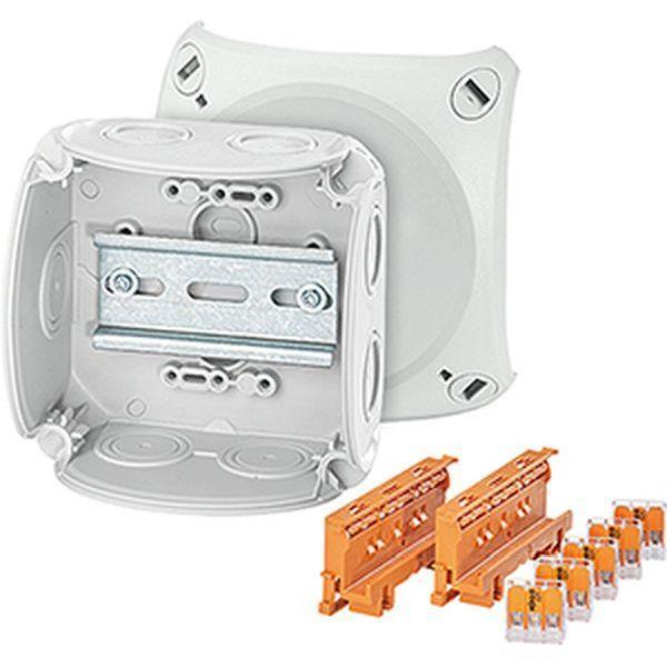 Hensel Kabelabzweigkasten 1,5-4 qmm 3phasig, 5x 3-Leiter Verbindungsklemmen