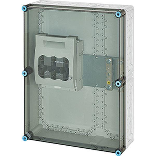 Hensel Mi-NH-Sicherungslasttrennschaltergehäuse , 1xNH 1, 3polig 250 A+PE+N