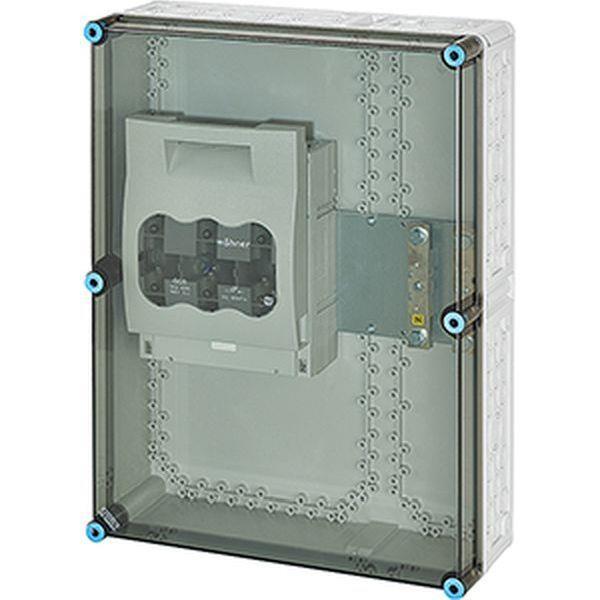 Hensel Mi-NH-Sicherungslasttrennschaltergehäuse , 1xNH 2, 3pol. 400 A+PE+N