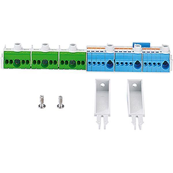 Hensel ENYSTAR PE Klemme und N-Trennklemme 2reihig, je 15 Klemmstellen