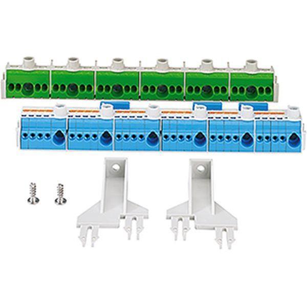 Hensel ENYSTAR PE Klemme und N-Trennklemme 2reihig, je 30 Klemmstellen