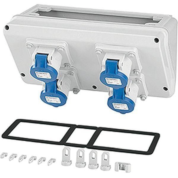Hensel Mi Connection Box, 4x CEE 16A, 3p., 230V